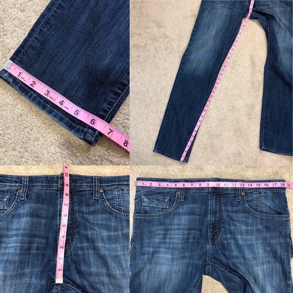 Mavi Mens Jeans Jake Slim Leg Stretch Blue Jeans - Picture 6 of 8